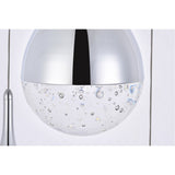 Amherst Led 5 - Light Round Chandelier In Chrome | Elegant Lighting - ELL - 3805D14C - Home Elegance USA - 6