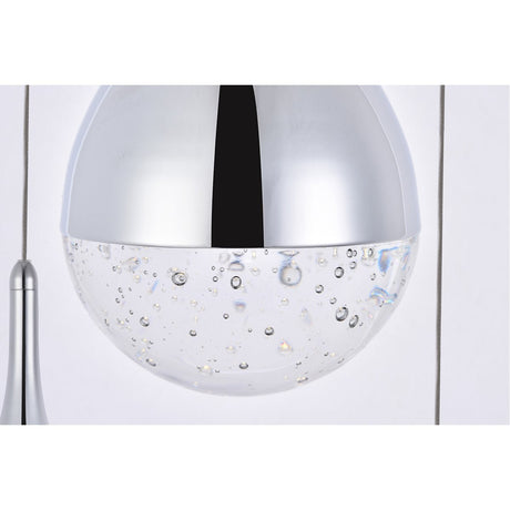 Amherst Led 5 - Light Round Chandelier In Chrome | Elegant Lighting - ELL - 3805D14C - Home Elegance USA - 6