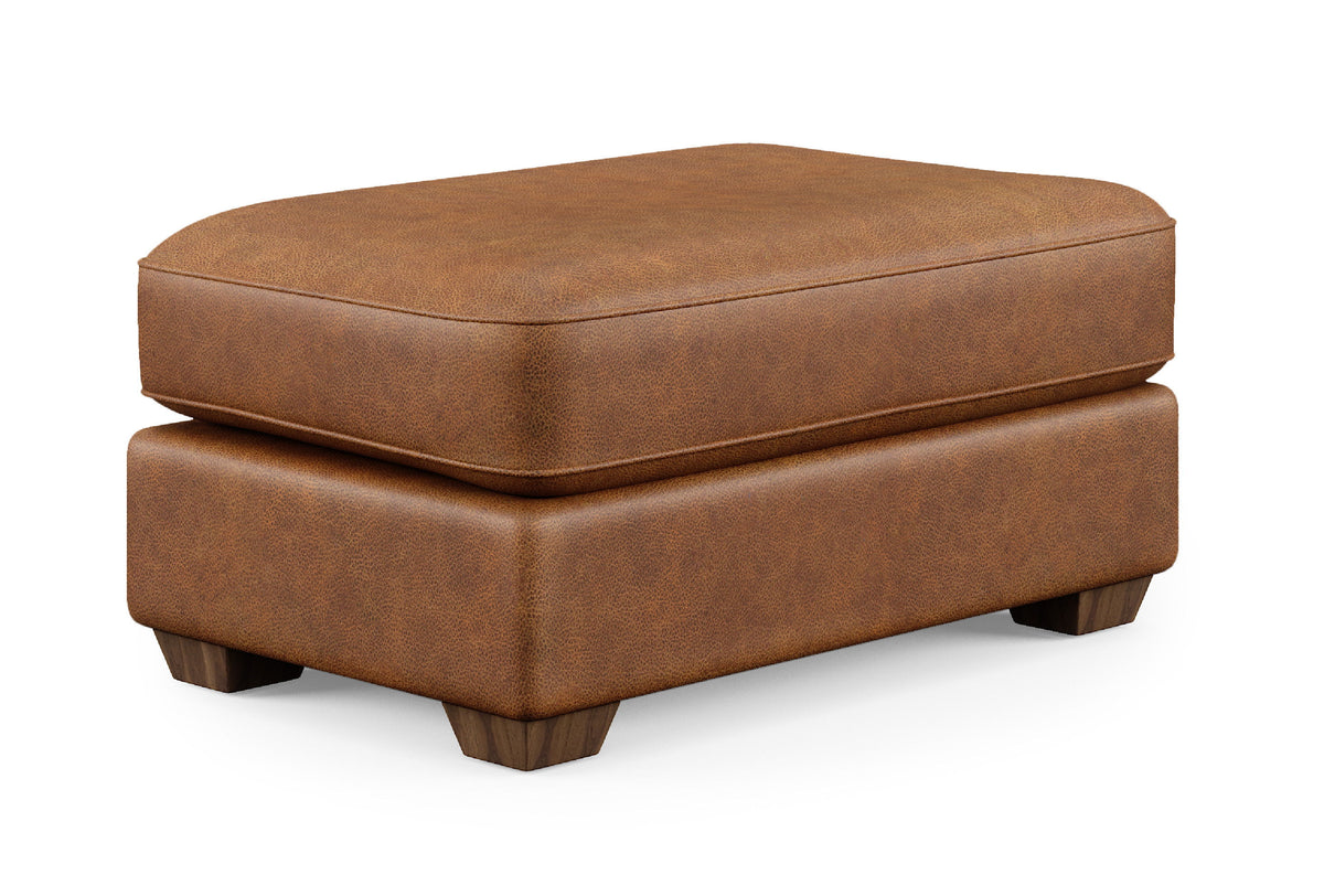 Thornton Leather Cocktail Ottoman | Flexsteel