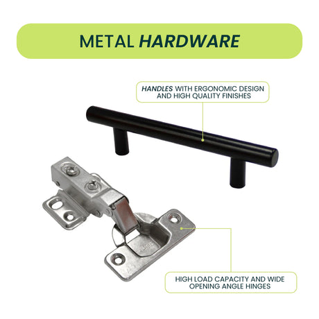 Kibo 6 Doors Armoire, One Drawer, Rod, Seven Interior Shelves, White -Bedroom - sold by Home Elegance USA