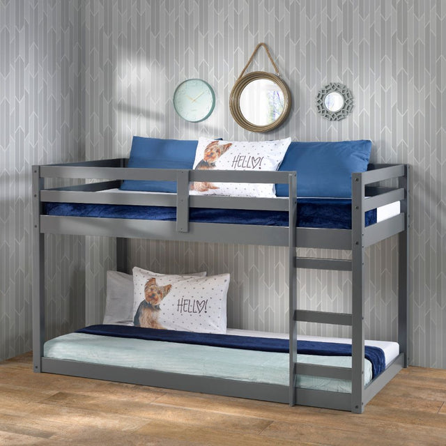 Acme - Gaston Twin Loft Bed 38180 Gray Finish