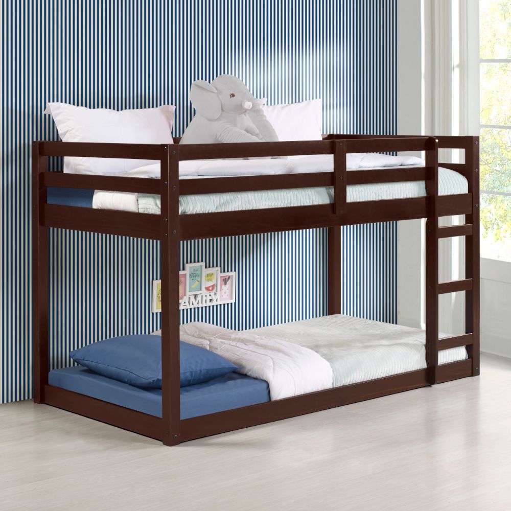 Acme - Gaston Twin Loft Bed 38185 Espresso Finish