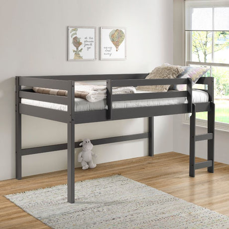 Acme - Lara Twin Loft Bed 38255 Gray Finish