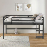 Acme - Lara Twin Loft Bed 38255 Gray Finish