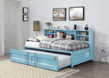 Acme - Cargo Daybed W/Trundle (Twin) & Storage 38265 Aqua Finish