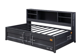 Cargo Daybed W/Trundle (Twin) & Storage 38270 Gunmetal Finish | Acme | Home Elegance USA