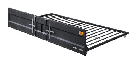 Cargo Daybed W/Trundle (Twin) & Storage 38270 Gunmetal Finish | Acme | Home Elegance USA