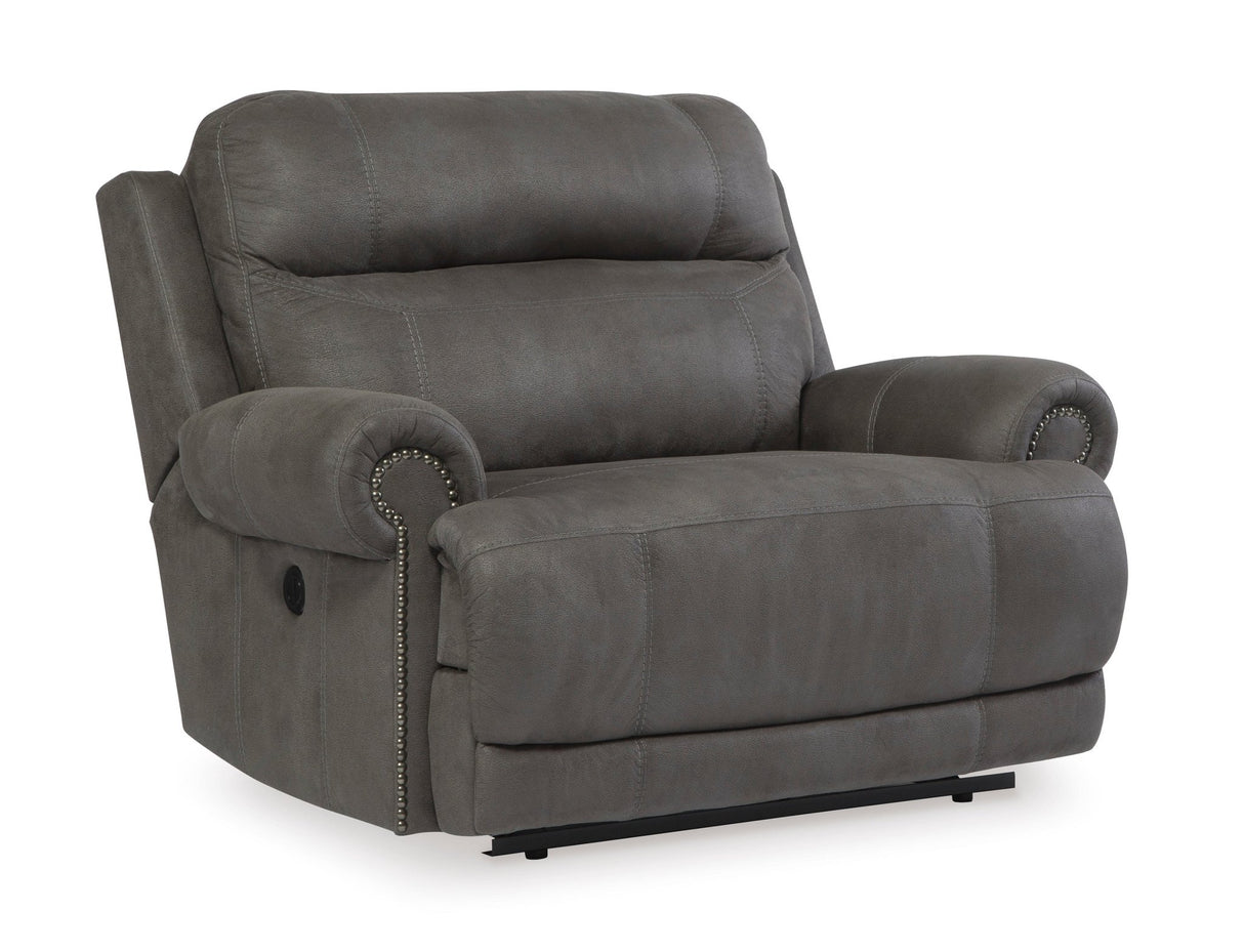 Ashley Gray Austere Zero Wall Recliner - Faux Leather - 3840152 - Home Elegance USA - 1