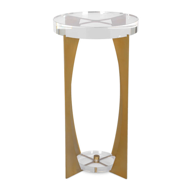 Kolkata Accent Table Brass - Gold by Uttermost - View 1