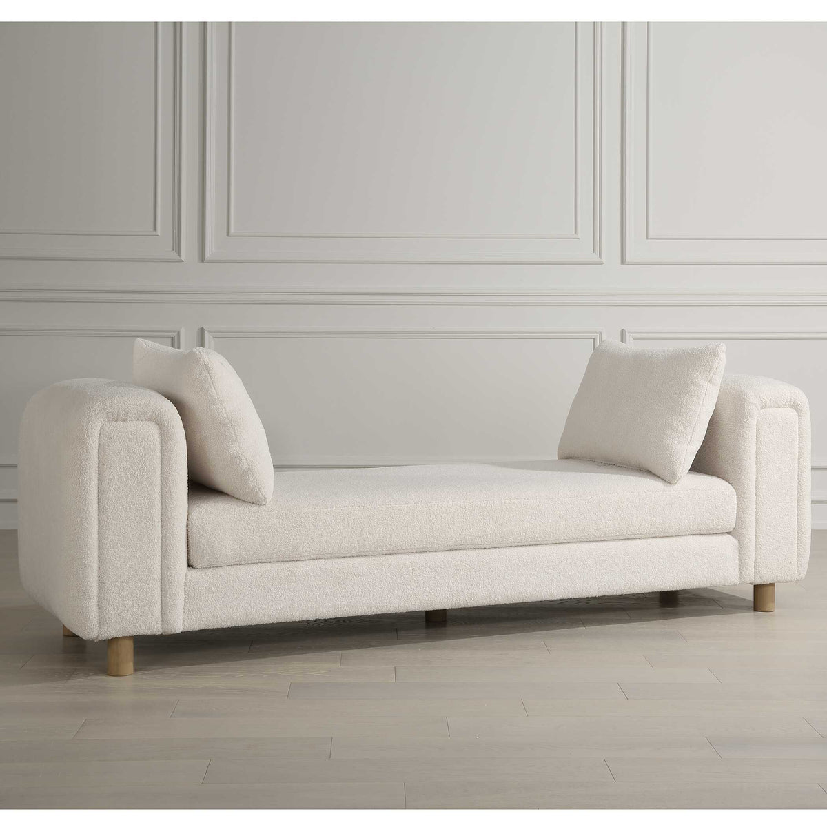 Repose Oversized Ivory Bench - Beige by Uttermost - View 3
