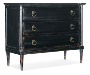 Charleston Three Drawer Chest, Armoire Base - Black by Hooker Furniture - View 1