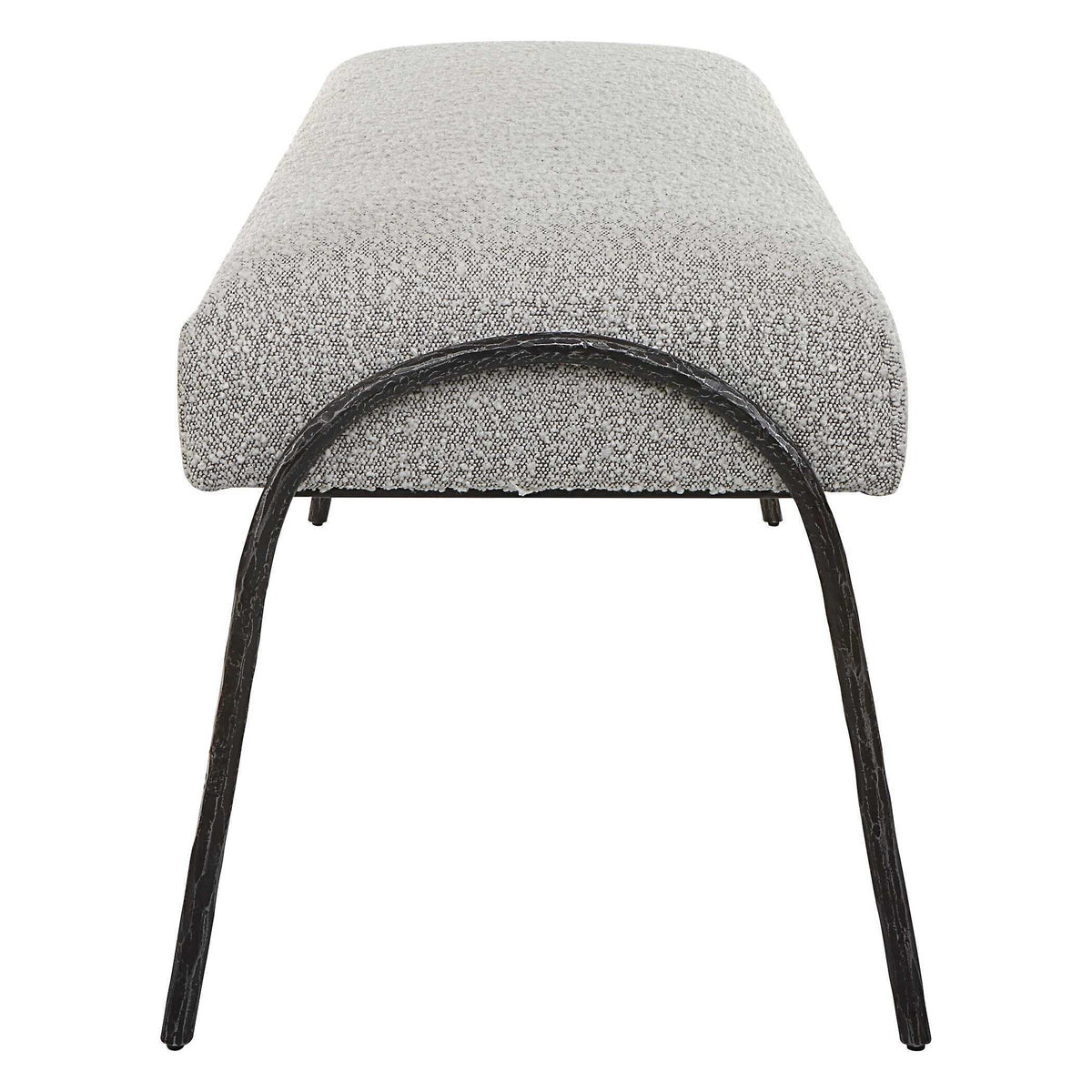 Jacobsen Modern Bench - Light Gray by Uttermost - View 5