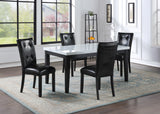 Sterling - 5 Piece Dining Set - Black