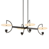 Kyoto 4 Light Linear LED Chandelier - Black by Uttermost - View 6