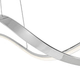 Xiamen LED Adjustable Chandelier // Chrome  | Finesse -  Home Elegance USA