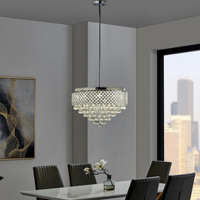 Cinderella Crystal Round Chandelier // 12 Light  | Finesse -  Home Elegance USA