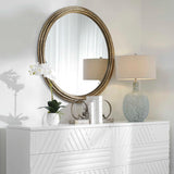 Spera Round Mirror - Gold by Uttermost - View 3