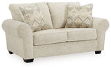 Ashley Ivory Haisley Loveseat - Chenille | Home Elegance USA