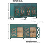 Oksana Wooden Credenza - Green by Uttermost - View 7