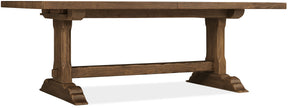 Driftwood Rectangular Dining Table With Two Leaves Medium Wood - Dark Brown by Hooker Furniture - View 1