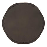 Salina Round Bamboo Mirror - Light Brown by Uttermost - View 6