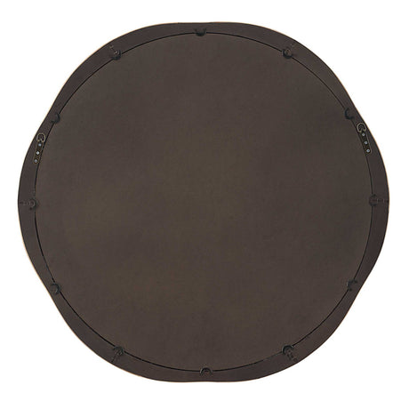 Salina Round Bamboo Mirror - Light Brown by Uttermost - View 6
