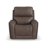 Carter Power Recliner With Power Headrest & Lumbar - Cappuccino | Flexsteel