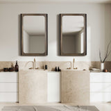 Fischer Curved Edge Mirror - Bronze by Uttermost - View 2