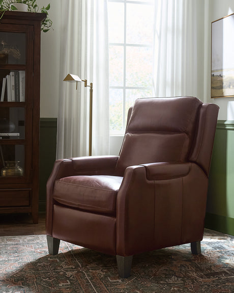 Nelson Power Recliner With Power Headrest - Dark Brown by Hooker Furniture - View 3