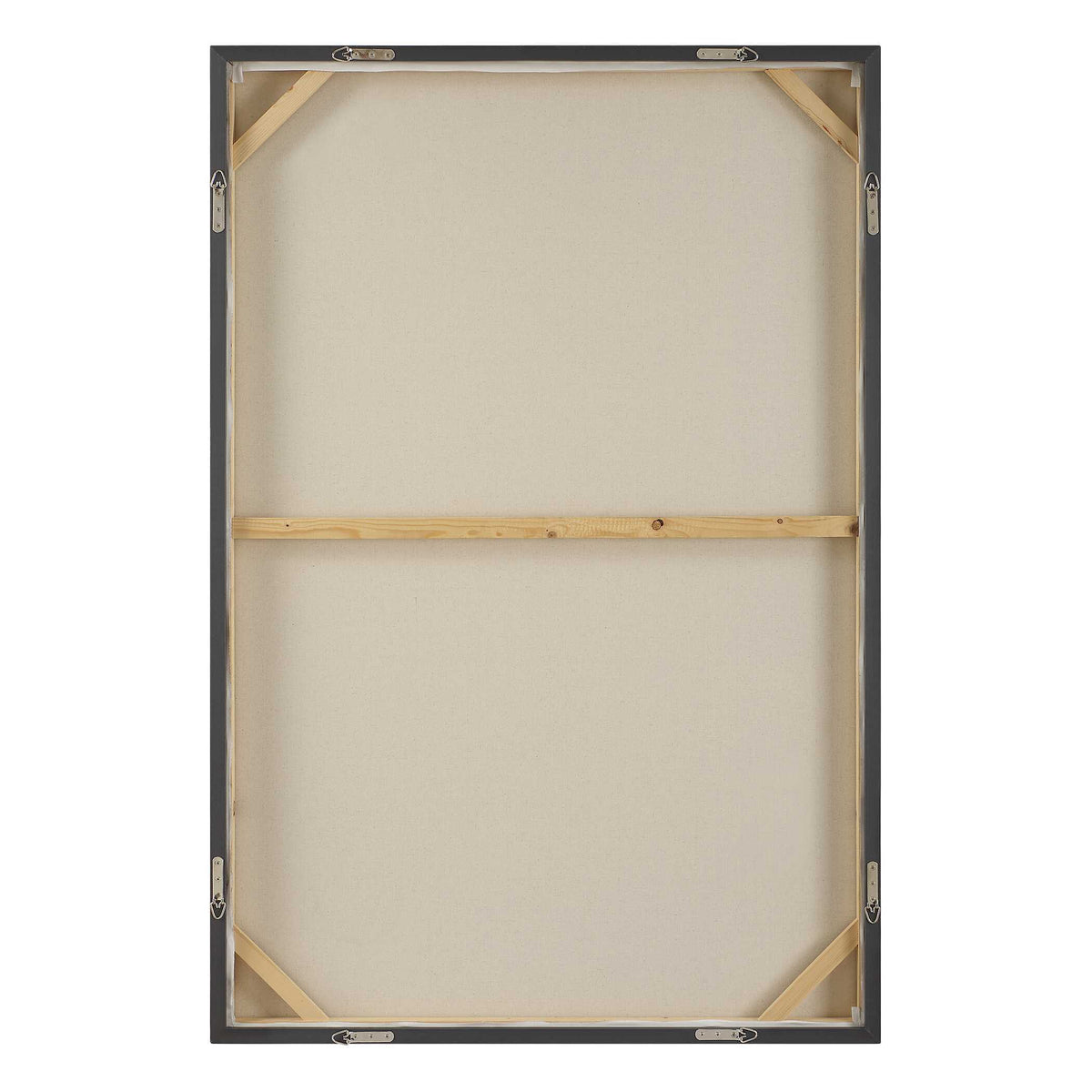 Folding Time Framed Abstract Art Black / Brown / Gray / White - Black / Gray by Uttermost - View 5
