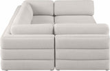 Beckham - Modular Sectional 6 Piece - Beige - Fabric | Home Elegance USA