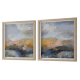 Dusk Framed Prints (Set of 2) - Light Blue by Uttermost - View 4