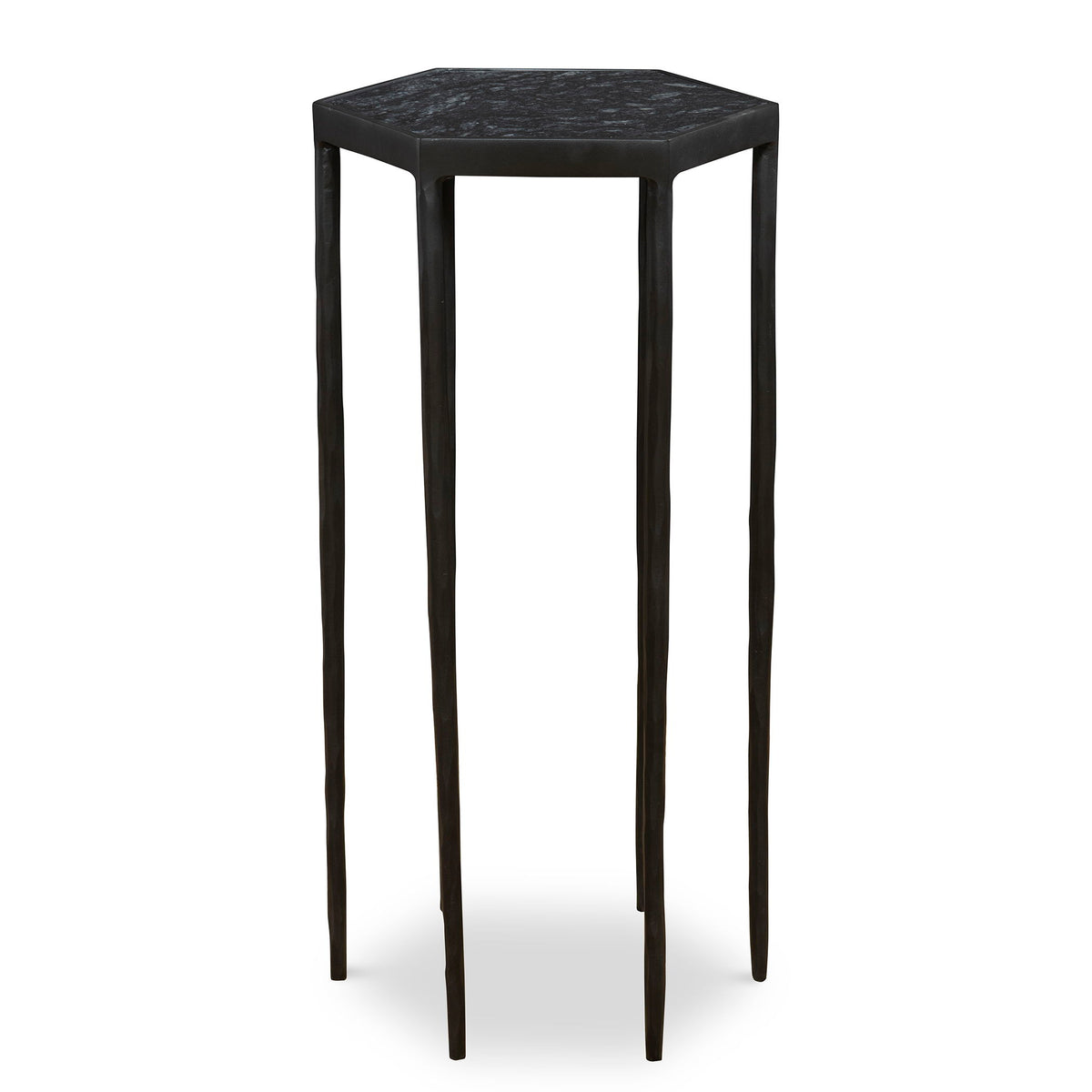 Aviary Hexagonal Accent Table - Black by Uttermost - View 1