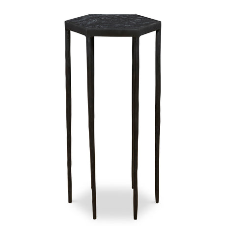 Aviary Hexagonal Accent Table - Black by Uttermost - View 1