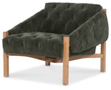 Kerns Accent Chair - Dark Gray / Light Brown by Hooker Furniture - View 4