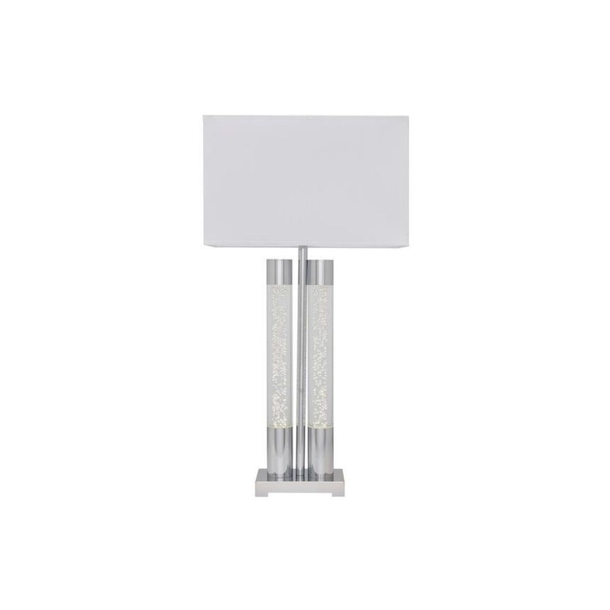 Acrylic Table Lamp // Chrome  | Finesse