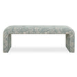 Amie Bench Spa Blue - Light Blue by Uttermost - View 1