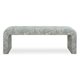 Amie Bench Spa Blue - Light Blue by Uttermost - View 1