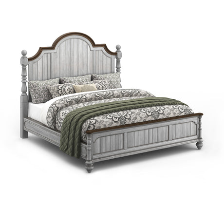 Plymouth King Poster Bed - Gray | Flexsteel