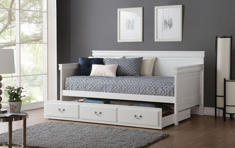 Bailee Daybed (Twin) 39100 White Finish | Acme - 39100 - Home Elegance USA - 2