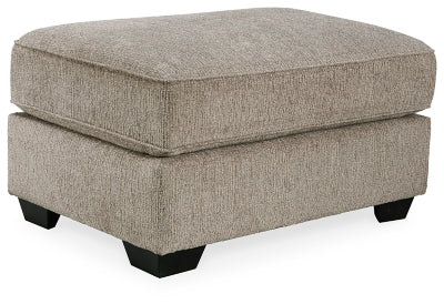 Ashley Driftwood Pantomine Oversized Accent Ottoman - Textured