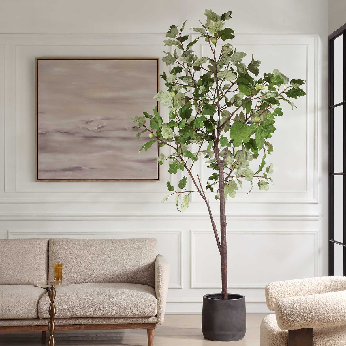Eden Potted Fig Tree - Green by Uttermost - View 2