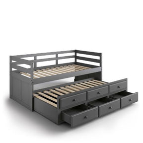 Darcie Daybed W/Trundle & Storage 39235 Gray Finish | Acme | Home Elegance USA