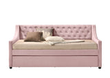 Acme - Lianna Daybed W/Trundle (Twin) 39380 Pink Velvet