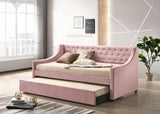 Acme - Lianna Daybed W/Trundle (Twin) 39380 Pink Velvet