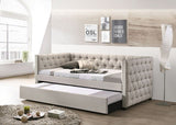 Acme - Romona Daybed W/Trundle (Twin) 39440 Beige Fabric