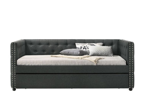 Acme - Romona Daybed W/Trundle (Twin) 39450 Gray Fabric