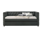 Acme - Romona Daybed W/Trundle (Full) 39455 Gray Fabric