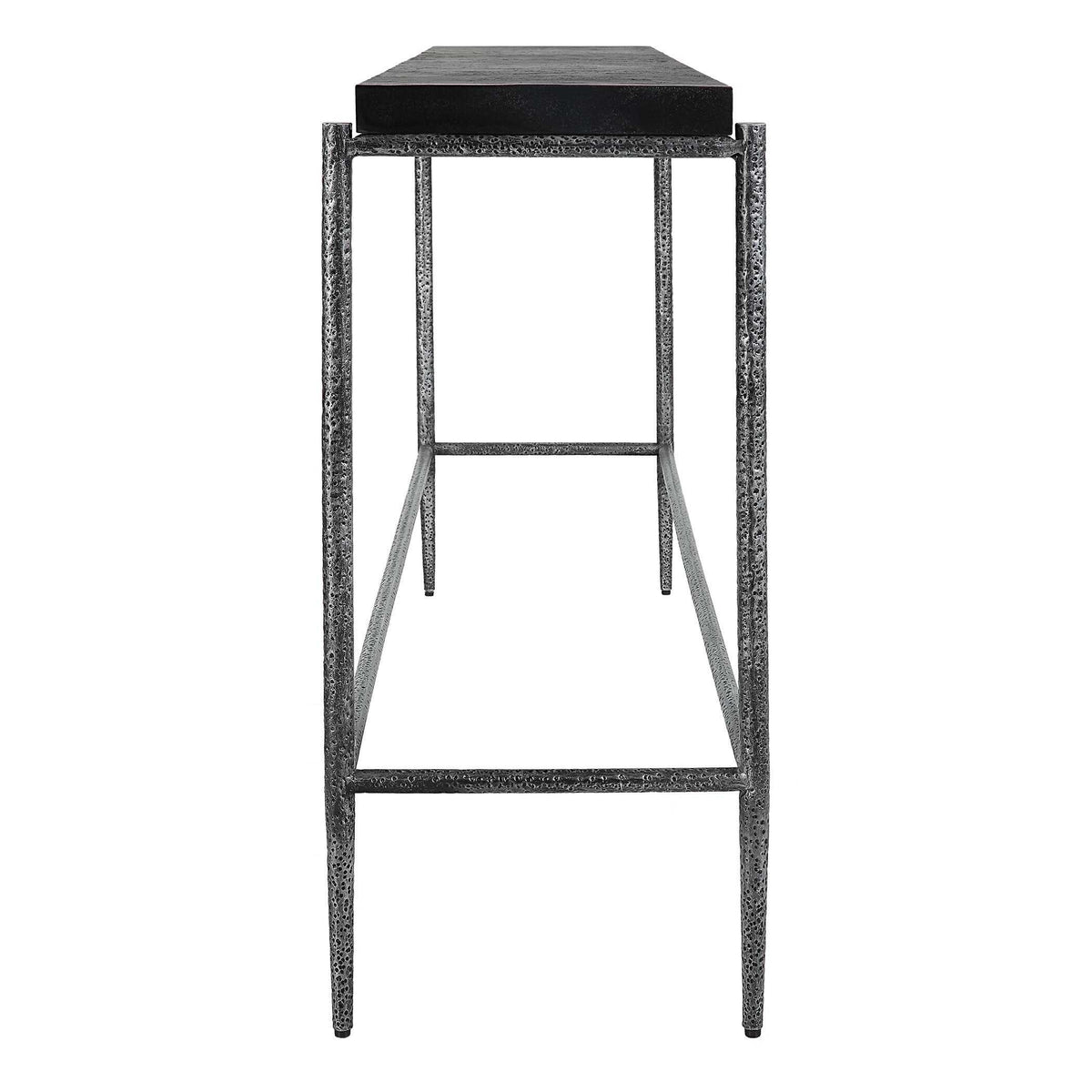 Crescendo Concrete Console Table - Black by Uttermost - View 5