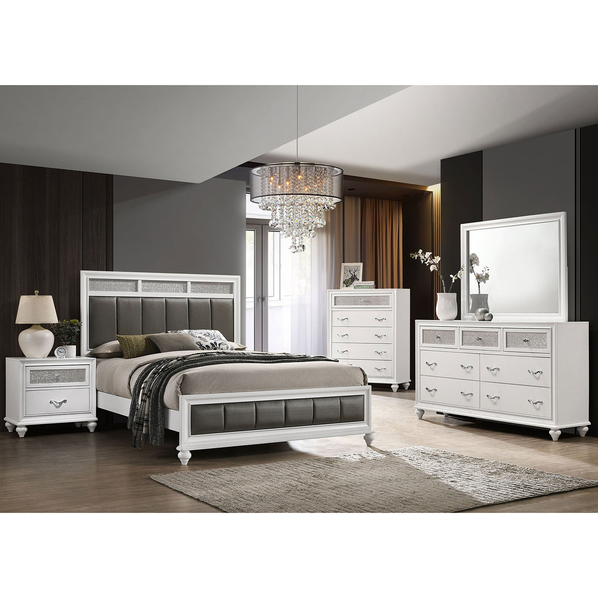 Randall White 5-piece Queen Bedroom Set